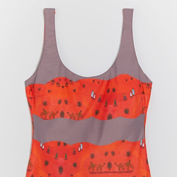 Anthro Isabelle Feliu Haukland One-Piece Swimsuit - Picture 3 of 5